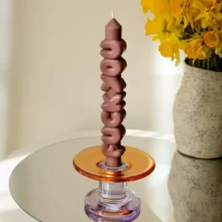Taper Candle F*CK YOU Mocca