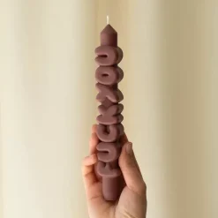 Taper Candle F*CK YOU Mocca