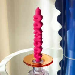 Taper Candle F*CK YOU Rosa