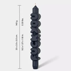 Taper Candle F*CK YOU Svart