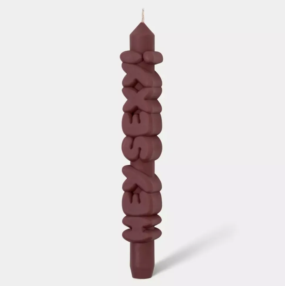 Taper Candle HEY SEXY! Mocca