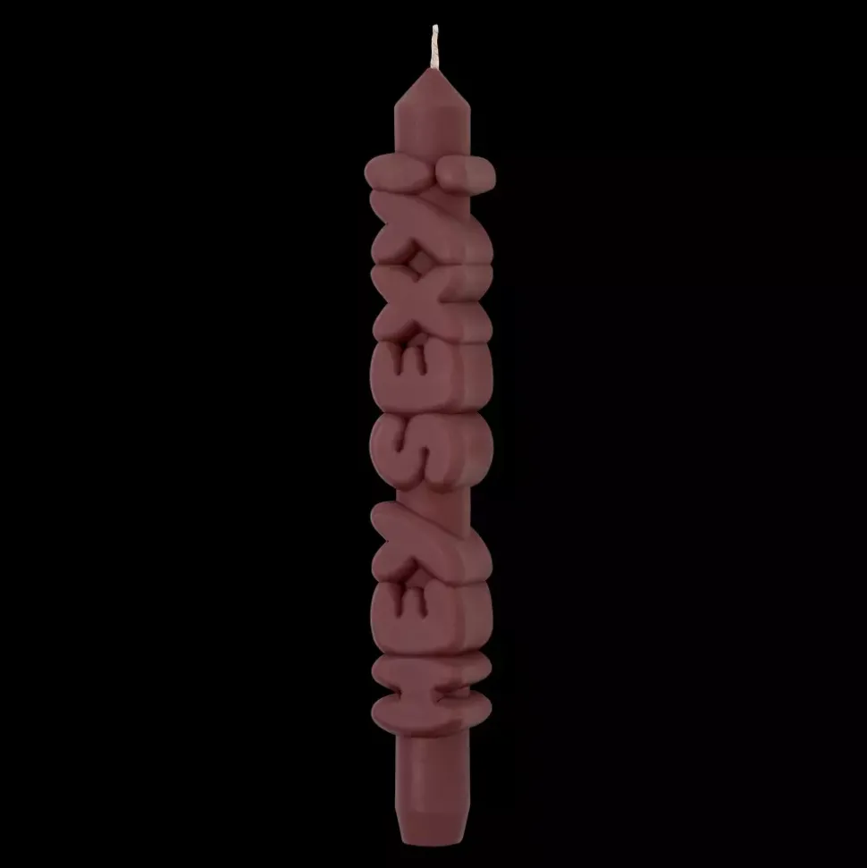 Taper Candle HEY SEXY! Mocca