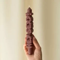 Taper Candle HEY SEXY! Mocca