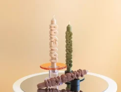 Taper Candle HEY SEXY! Mocca