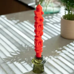 Taper Candle HEY SEXY! Oransj