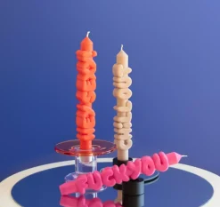Taper Candle HEY SEXY! Oransj