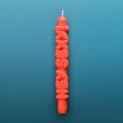 Taper Candle HEY SEXY! Oransj
