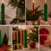 Taper candle HO HO HO! Grønt