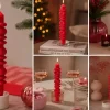 Taper candle HO HO HO! Rødt