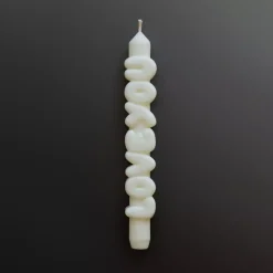 Taper Candle LOVE YOU Hvit