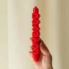 Taper Candle LOVE YOU Red