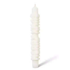 Taper Candle MERRY XMAS Hvit