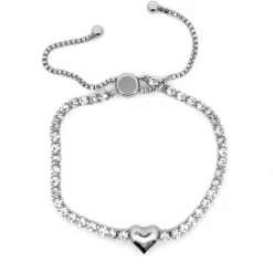 Tennisarmbånd Med Hjerte S