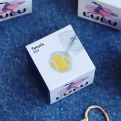 Tennis Ørering 1 stk Silver Plated