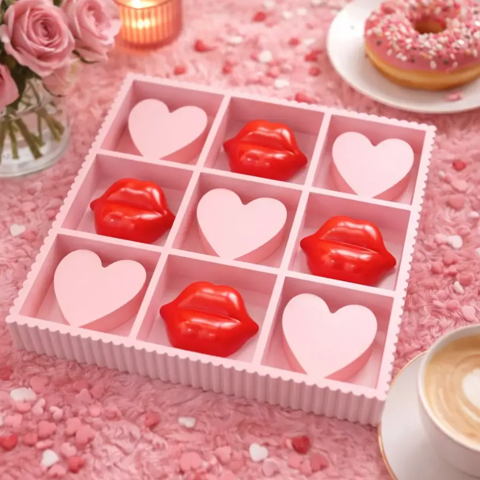 Tic Tac Spill Hjerter/Lips