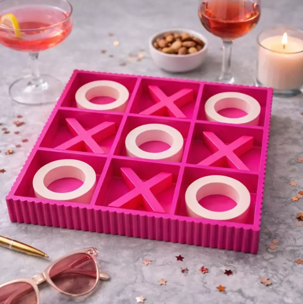 Tic Tac Spill Rosa 33x33
