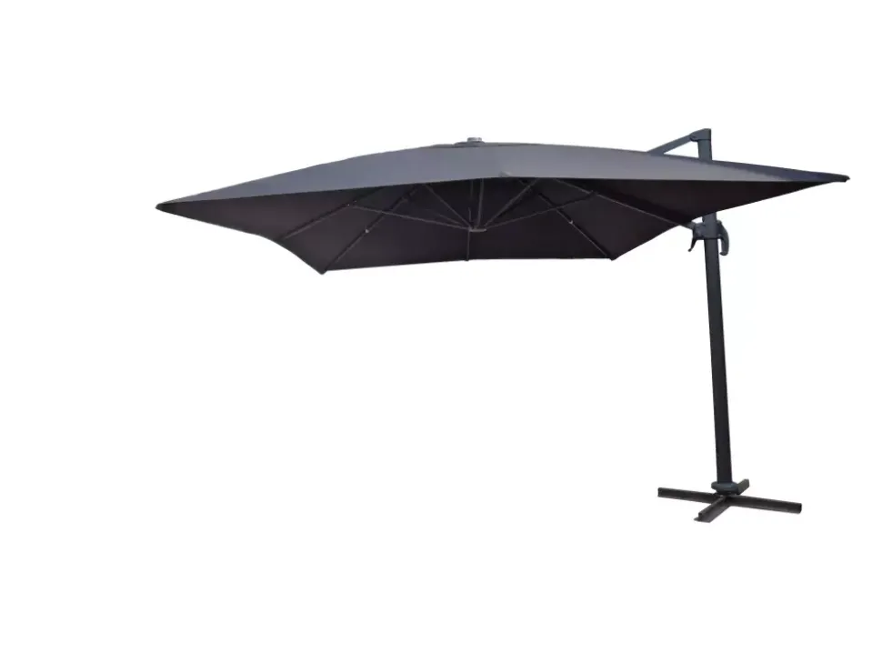 Tobago Parasoll Svart 3x3