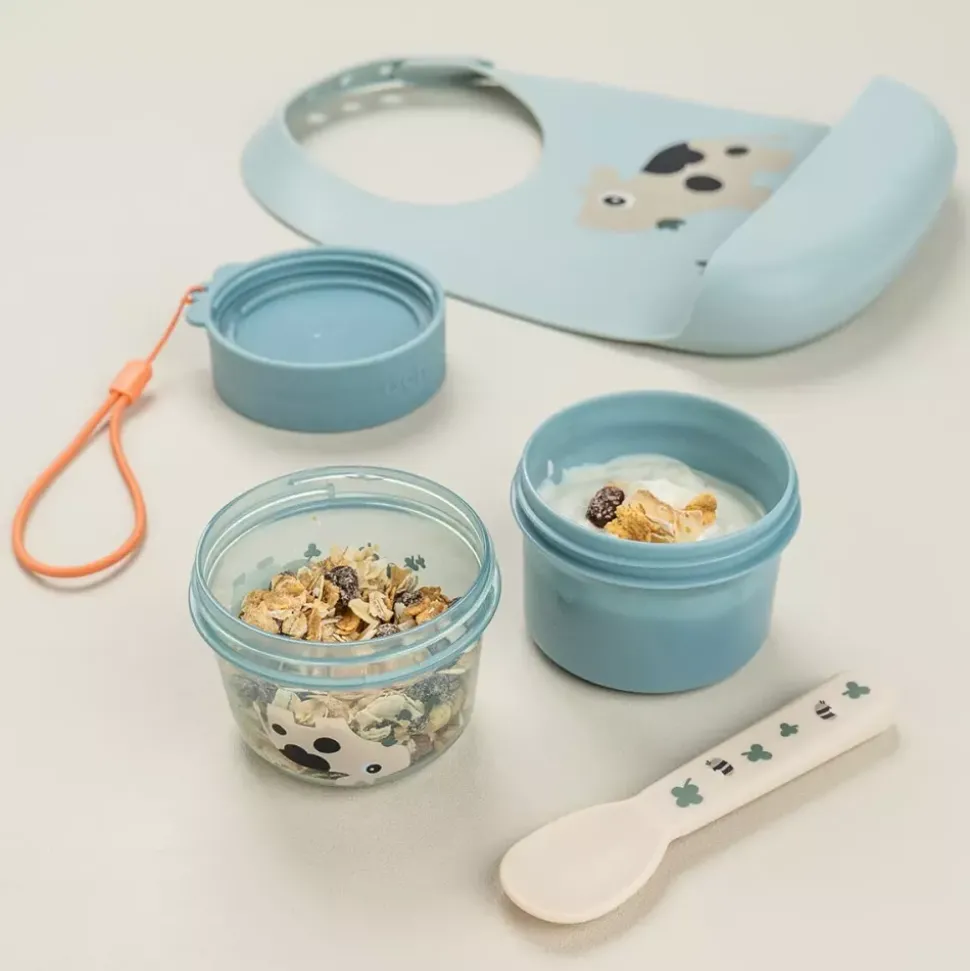 To Go 2-Veis Snackbeholder S Tiny Farm Blue