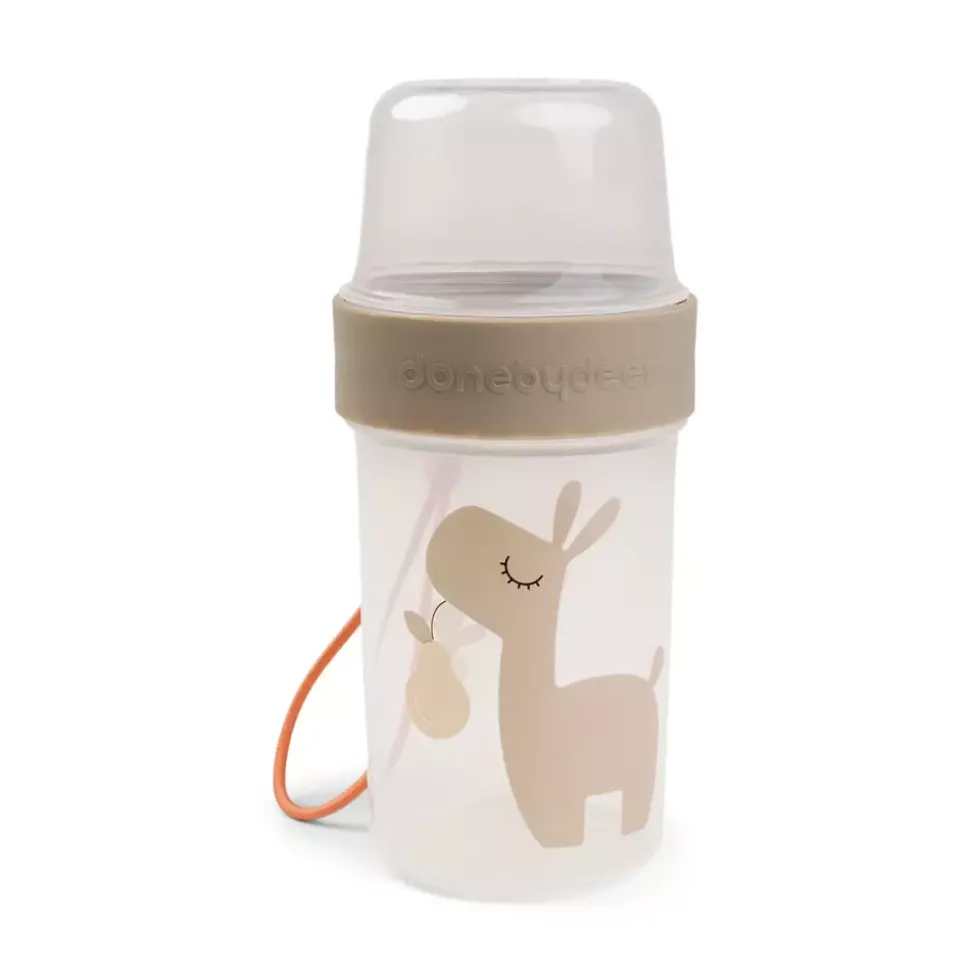 To Go 2-Way Snack Container L Lalee Sand