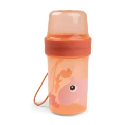 To Go 2-Way Snack Container L Ozzo Papaya