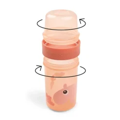 To Go 2-Way Snack Container L Ozzo Papaya