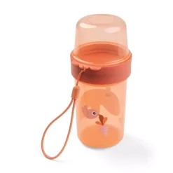 To Go 2-Way Snack Container L Ozzo Papaya