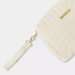 Tolettveske/Veske Vattert Beige