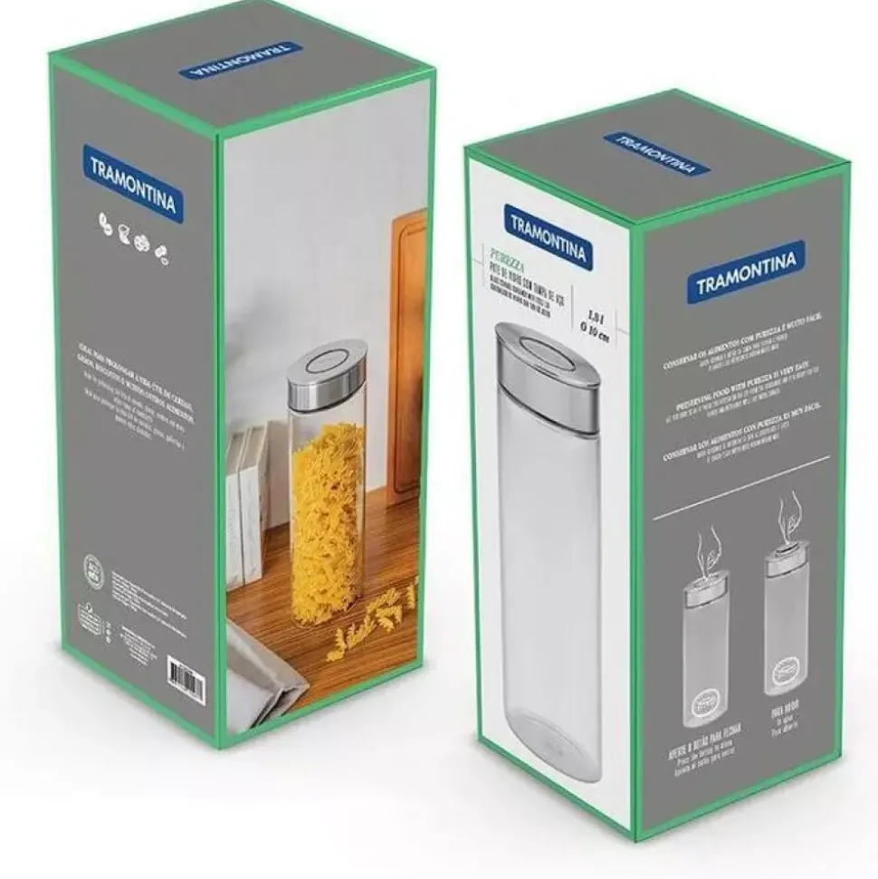 Tramontina - Purezza - Oppbevaringsglass - 1,8 l