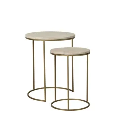 Traville Bordsett 2pk Marmor