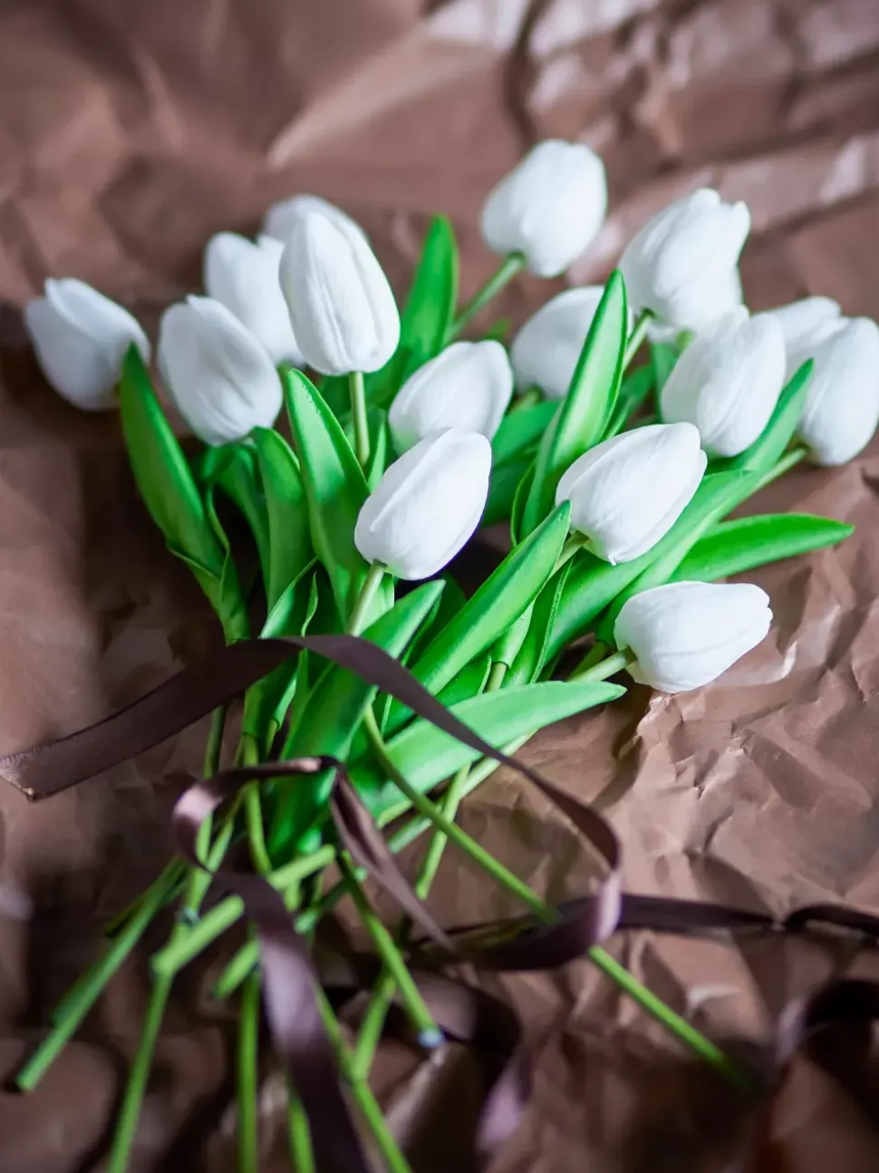Tulipanbukett Hvit (16stk)