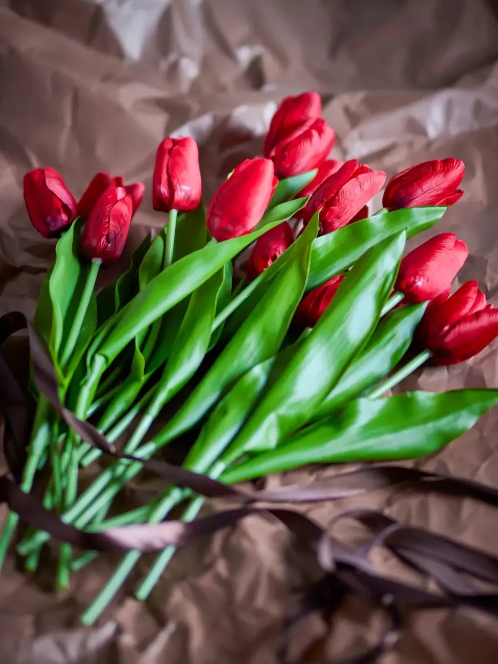 Tulipanbukett Rød (16stk)