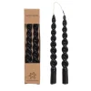 Twisted Candles Muted Black m/Lakk
