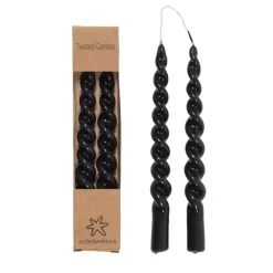 Twisted Candles Muted Black m/Lakk