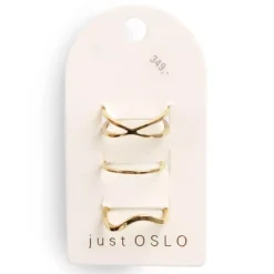 3 Ulike Ringer - Plain - Just Oslo