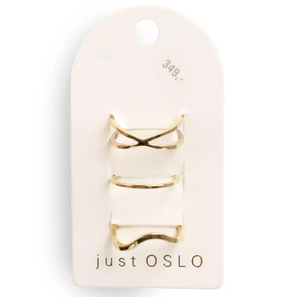3 Ulike Ringer - Plain - Just Oslo