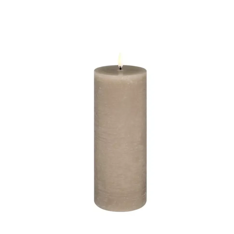 Uyuni lighting - Pillar - LED Kubbelys Brun H22