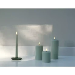 Uyuni lighting - Taper Candle - LED Kronelys Grønn s/2