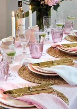 Vannglass Alice Pale Pink