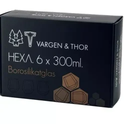 Vargen & Thor - Hexa - Hexa - Glass 6-pk - 30 cl