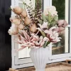 Verinne Vase Hvit Glass H28,5cm