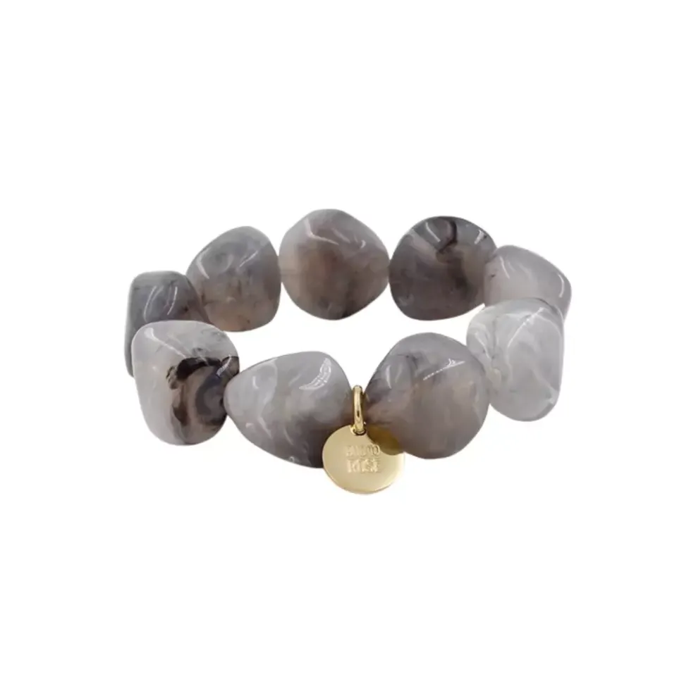 Vibe Resin Armbånd Grå
