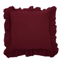 Vide Vinrødt Putetrekk 45x45