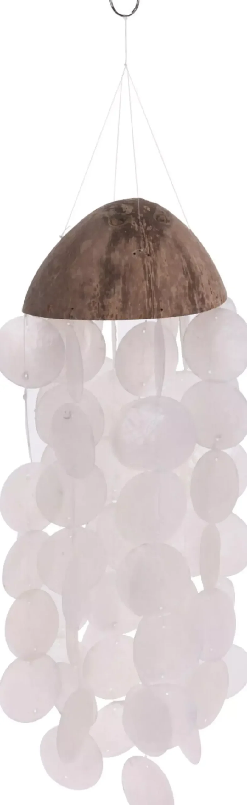 Vindspill Kokosnøtt/Skjell 13x45