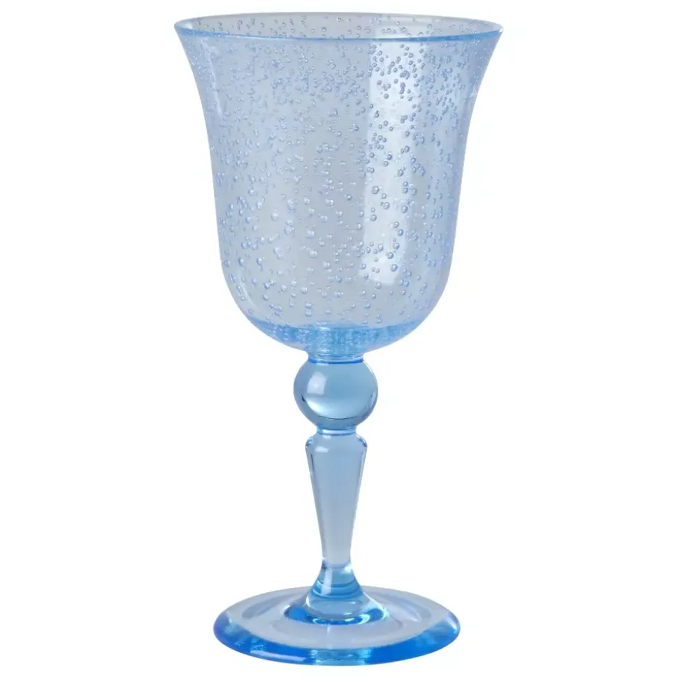 Vinglass Akryl Med Bobler Mint