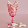 Vinglass Akryl Rosa