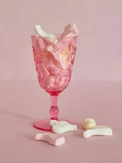 Vinglass Akryl Rosa