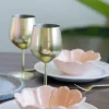Vinglass Stål Glede & Lykke 2pk 450 Ml Gull