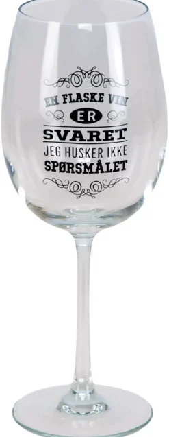 Vinglass Vinspørsmål 480ml