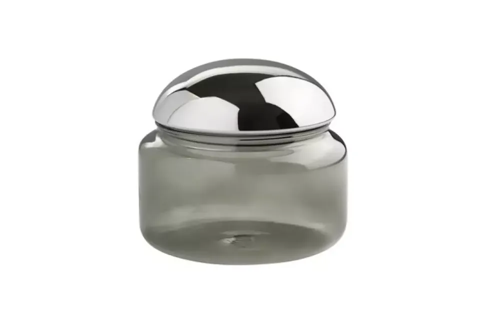 Voile Glasskrukke H12,5 Grå