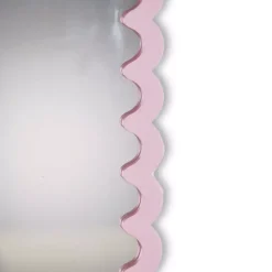 Wavey Speil 33x43 Lys Rosa